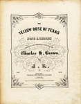 "The Yellow Rose of Texas" Sheet Music