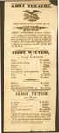 Army Theatre playbill