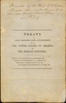 Title page of Treaty of Guadalupe Hidalgo, February 2, 1848