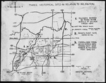 Map: Three Historical Sites in Relation to Arlington, 1976