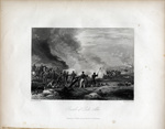 Graphic illustration titled "Battle of Palo Alto," drawn by H. Billings