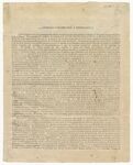 "Libertad, constitucion, y federacion" broadside by R. M. Williamson and Mosely Baker