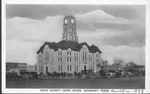 Hood County Court House, Granbury, Texas, postcard