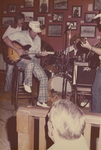 Roy Clark and his band on stage