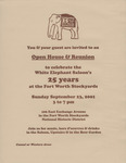 White Elephant Saloon Invitation Paper