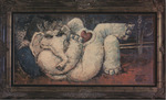 White Elephant Saloon Postcard with Painting
