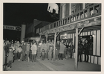 People outside The White Elephant Saloon