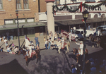Cowboys in Horses with Banners