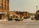Green Automobile at the Stockyards