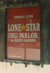 Lone Star Chili Parlor Opening Soon Poster