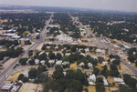 Aerial photograph of a neighborhood