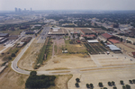 Aerial photograph of the Fort Worth Stockyards