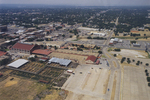 Aerial photograph of the Fort Worth Stockyards