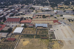 Aerial photograph of the Fort Worth Stockyards