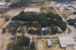 Aerial photograph of a neighborhood