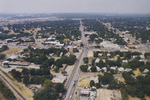 Aerial photograph of a neighborhood