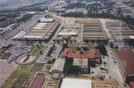 Aerial photograph of the Fort Worth Live Stock Exchange Building