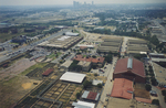 Aerial photograph of the Fort Worth Live Stock Exchange Building