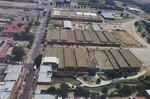 Aerial photograph of the Stockyards Horse & Mule Barns