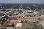 Aerial photograph of the Fort Worth Live Stock Exchange Building