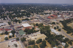 Aerial photograph of the Fort Worth Stockyards