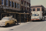 Trucks outside the White Elephant Saloon