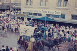 Men in Uniform in the Texas Sesquicentennial Wagon Train
