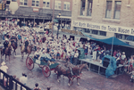 A green cart at Texas Sesquicentennial Wagon Train