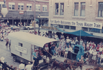 Official Horseshoer Wagon Train at the Stockyards