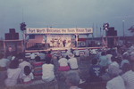 People at the Texas Sesquicentennial Wagon Train