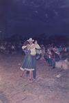Dancing Couple at the Texas Sesquicentennial Wagon Train