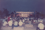 People at the Texas Sesquicentennial Wagon Train