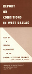 Special Committee of the Dallas Citizens Council report brochure