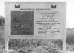 Wallisville Reservoir sign [undated]