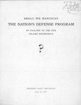 Cover page, Mississippi Valley Association, 1941