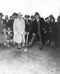 Groundbreaking at Grapevine Dam: Amon Carter Jr. and Ben Carpenter