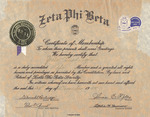 Certificate of Membership by Deborah C. Partridge