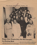 Kappa Zeta Chapter, Zeta Phi Beta Sorority, Inc. Meeting Held by The Post Tribune