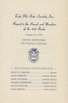 Report to Board & Members of 1959 Boule by Zeta Phi Beta Sorority Incorporated