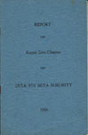 Report of Kappa Zeta Chatper by Zeta Phi Beta Sorority Incorporated
