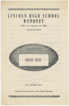 Lincoln High School Banquet Pamphlet