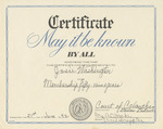 Membership Certificate