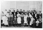 Students teachers at Fish Creek School, Tarrant County, Texas