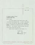 Letter from Herman A. Brautigam to Dr. George W. Reeves by Herman A. Brautigam