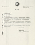 Correspondence between Kenneth L. Whitt and M. Nathaniel Killough by Kenneth L. Whitt and M. Nathaniel Killough