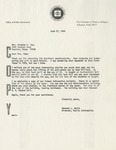 Letter from Kenneth L. Whitt to Blanche B. Teas by Kenneth L. Whitt