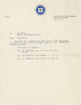 Letter from Pam Morris to Kenneth L. Whitt by Pam Morris