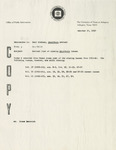 Memo from Kenneth L. Whitt to Paul Blackney by Kenneth L. Whitt