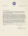 Letter from Kenneth L. Whitt by Kenneth L. Whitt