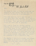 Letter from Dr. W. Jack Bell to Kenneth L. Whitt